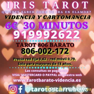 Tarot Amarre de amor efectivo en 48 Horas 6 € los 30 min